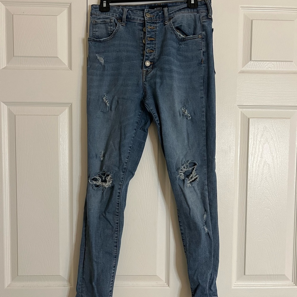 Aero size 10 high waisted skinny jeans